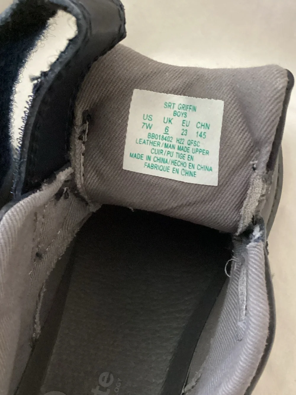 Stride Rite Navy Kids Velcro Dress Shoes